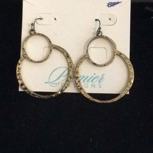 Antique gold earrings